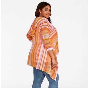 Bright summery open cardigan